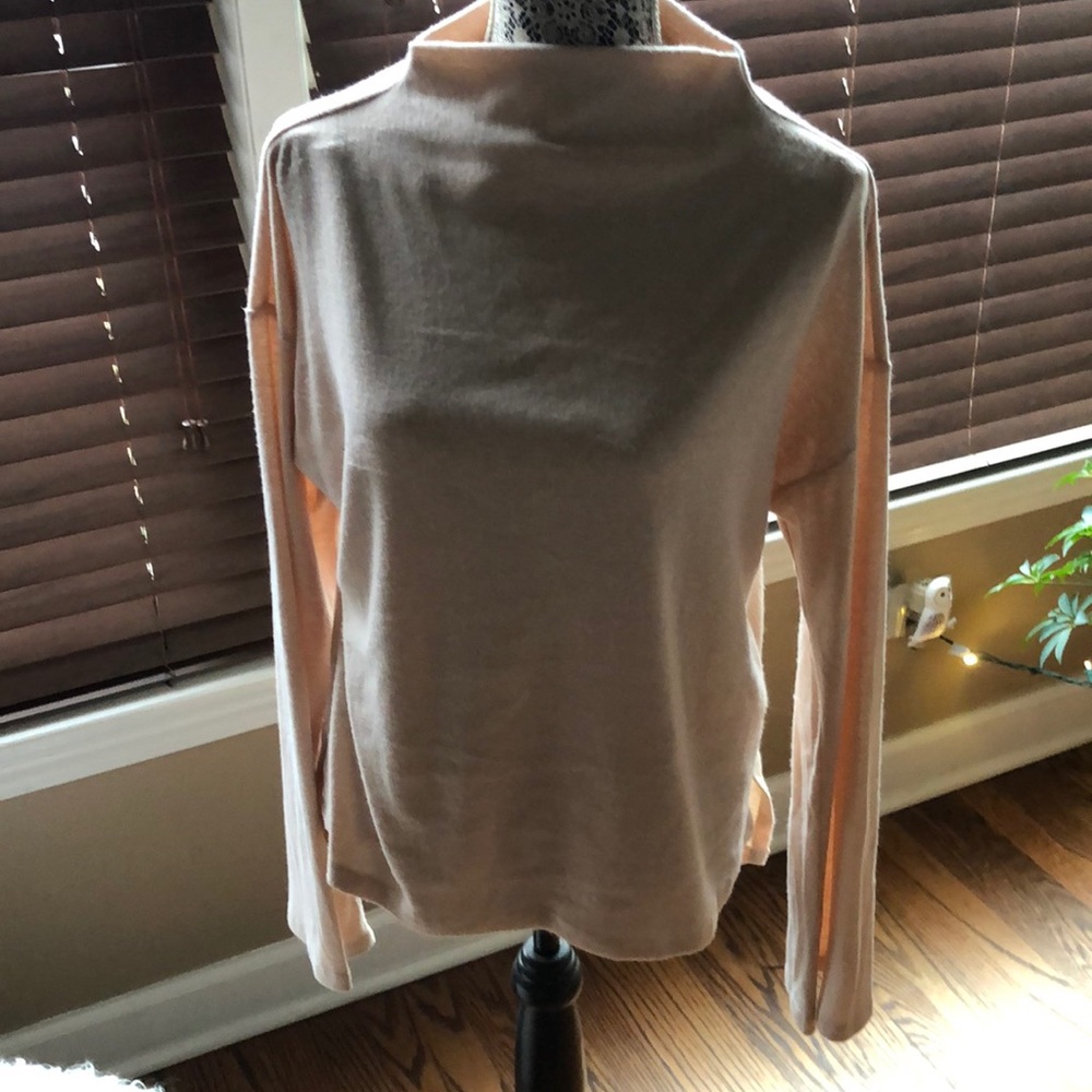 Cream boat neck sweater